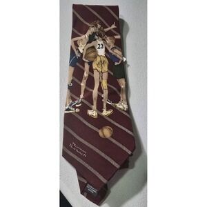 Norman Rockwell‎ Saturday Evening Post "Sporting Boys Series" Silk Tie